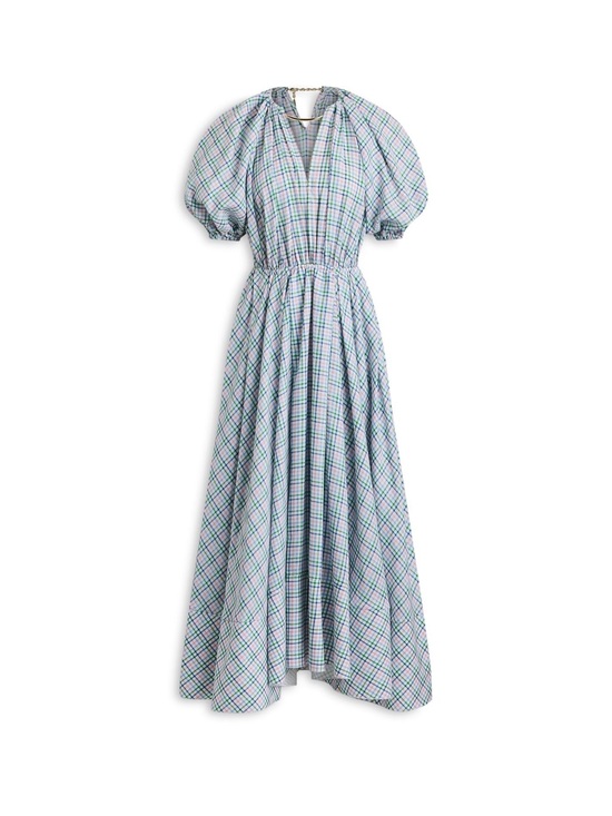 Scanlan Theodore Dresses & Skirts - Linen Plaid dress